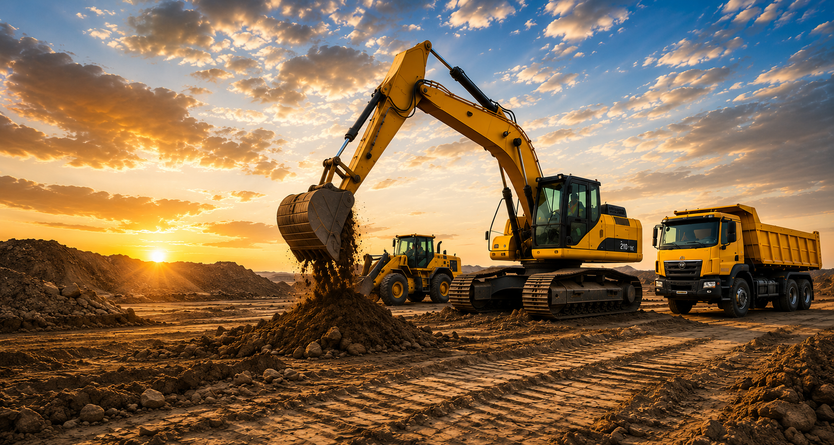 Heavy equipment transportation project